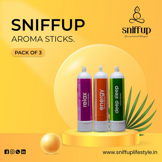 Pack of 3 Deep Sleep, Energy and Relax - SniffUp