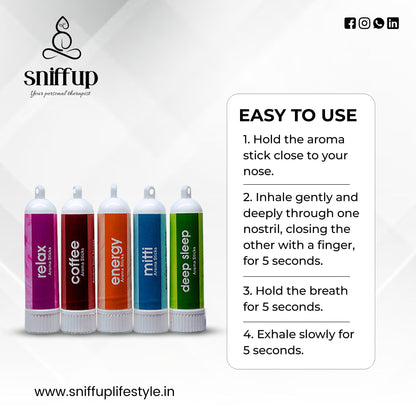 "The Ultimate Aromatherapy Collection" (Pack of 5) - SniffUp